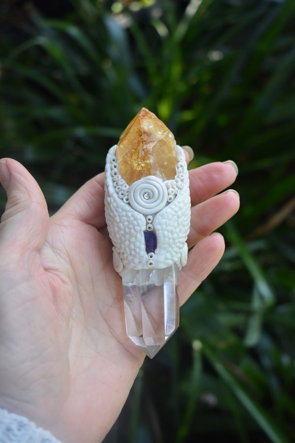 Winged Citrine Wand - Image 2