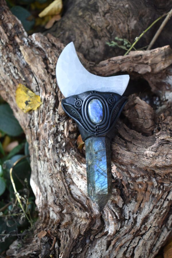 Moon Wand with Labradorite