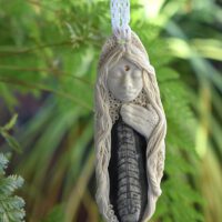 Orthoceras Goddess Pendant