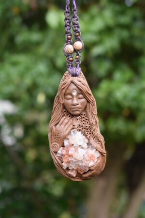 Earth Goddess with Aragonite