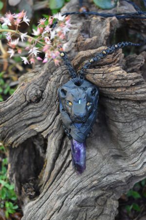 Black Panther with Amethyst