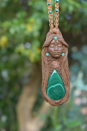 Malachite Healing Goddess