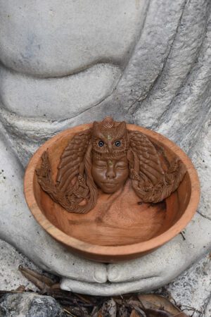 Owl Goddess Offering Bowl