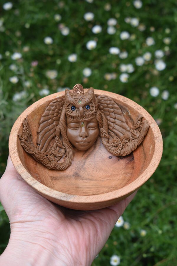 Owl Goddess Offering Bowl - Image 2
