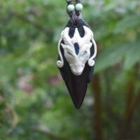 White Dragon with Obsidian
