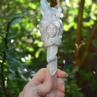 Angel Aura Selenite Angel Wand