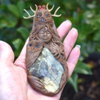 Magical Owl Deer Goddess - Image 2