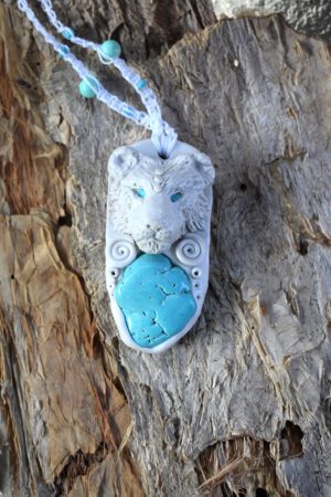 White Tiger with Turquoise