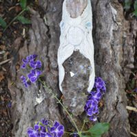 Goddess Healing Wand with Kundalini Quartz and Smokey Quartz