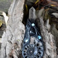 Black Ammonite Wand - Image 2