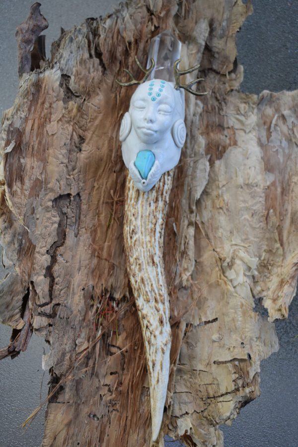 White Deer Goddess Wand - Image 3