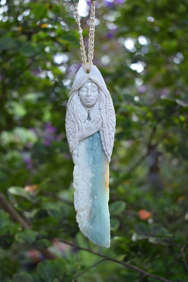 Angel with Amazonite Feather - Image 2