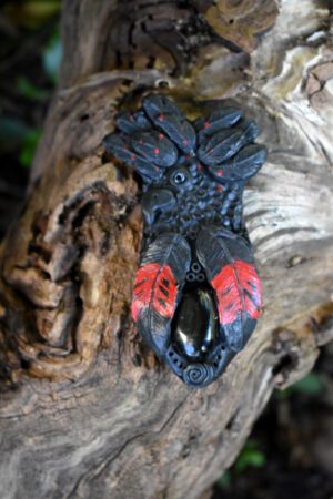 Black Red Tailed Cockatoo