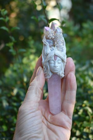 Angel Aura Spirit Quartz Wand