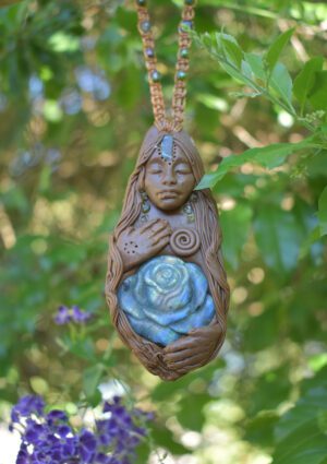 Earth Goddess with Rose